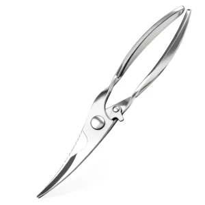 Multifunctional Heavy Duty Stainless Steel Shear with Stainless Steel Handle Durable Kitchen Scissors and Removable Blade