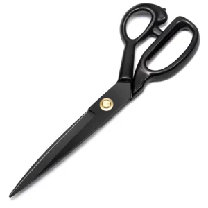 Multifunctional Household Scissors Manganese Steel Tailor Shears Large Thickened Sewing Scissors Black Garment Shears