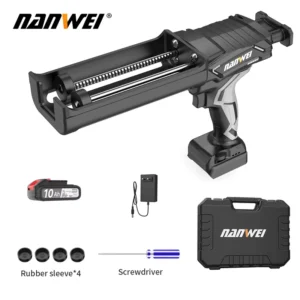 NANWEI Electric Seam Gun Double Tube Power Saving Caulking Seamsticks Seamstress Automatic Glueing Magic Tool