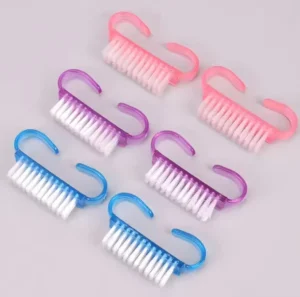 Nail Art Manicure Pedicure Soft Dust Removal Small Angle Clean Brush Cleaning Handle Scrubbing Polish Gel Nail Accessories