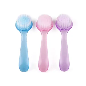 Nail Art Round Head Horn Handle Cover Long Handle Dust Cleaning Brush Soft Nylon Nail Art Tool Large Nail Brush