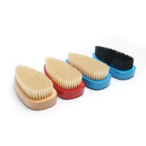 Natural Beech Wooden Hair Brush Soft Medium Hard Boar Bristle 360 Wave Brush for Men