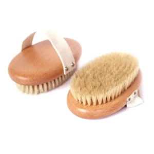 Natural Boar Bristle Brushes Beech Wood Dry Brush Custom Logo Dry Skin Bath Body Skin Brush Massage Tool