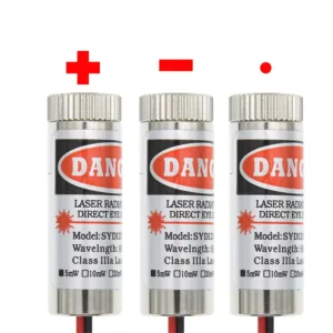 Neutral Laser Head & Tube Module 5mW Red Cross Dot Model Laser Light 3.0 5.0V 40mA Current Connector Mounting