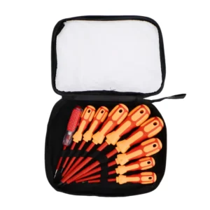 New Arrival Industrial 9 in 1 Insulated Screwdriver Set Magnetic Bits Voltage Tester Anti Slip DIY Electrician Home Repair OEM