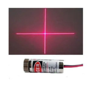 New Focusable Adjustable Laser Head 5mW 650nm Red Cross Line Laser Module