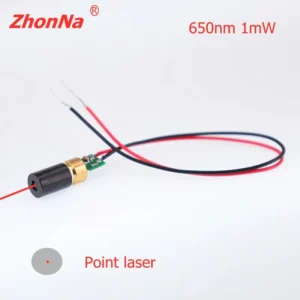 New Industrial 650nm 1mW Red Laser Module Mini 6x13mm Medical Positioning Cross Line Dot Alignment LD Head 3V 5V ZhonNa