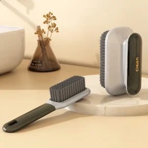 New Multifunctional Luxury Long Handle Shoe Brush Set Minimalist Style Soft Bristle Cleaning Brushes MOQ 3pcs