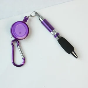New Pulling Pen Creative Portable Stretching Ballpoint Pen Easy to Pull Chain Mountaineering Keychain