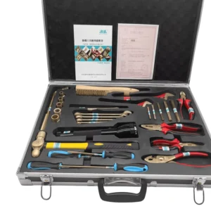Non Sparking 31 Piece Multi Functional Tool Set Including Wrenches Pliers Screwdrivers Exclusive for Explosion Proof Scenarios