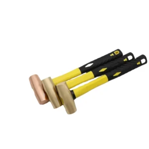 Non Sparking Industrial Grade Copper Brass Hammer with Mirror Polished Surface for Oil Gas and Petro Chemical Applications