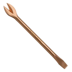 Non Sparking Non Magnetic Hand Tools Beryllium Copper BAM Certificate Wrecking Bar for Removing Nails