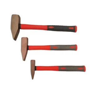 Non Sparking Tools Aluminum Bronze 0.1kg Machinist Hammer With Fiberglass Handle Suitable for Various Fields