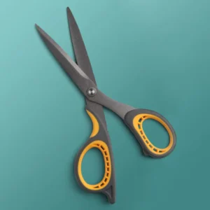 Non stick Coating Coated Scissors Household Shears Anti Stick and Rust Proof Stainless Steel Glue Cutting Scissors