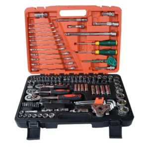 OEM 121pcs Of 1/4″ 3/8″ 1/2″ Socket Wrench Sets Hand Tool For Car Repairing Wranch Tools