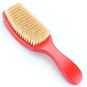 OEM 360 Wave Brush Curved Laser Paddle with Cushion Soft to Medium Hard Boar Bristle Men’s Wood