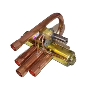 OEM Copper 4 Way 3 Way Reversing Solenoid Service Valve 24V Coil Heat Pump AC Port Air Conditioner HVAC Mini Split Spare Parts