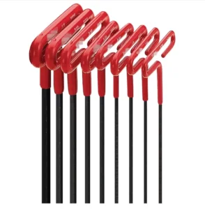 OEM Cushion Grip Hex T Key Allen Wrench 8pc Set SAE Inch Sizes 3 32-1 4 6In Shaft HEX KEY Allen Wrench