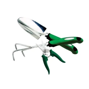 OEM Customizable Gardening Shovel Rake Ergonomic Handles Stainless Steel DIY Garden Tools Set for Outdoor Digging Shoveling