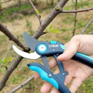 OEM Garden Hand Secateurs SK5 Bypass Blade 4-Point Pivot Ergo Handle PTFE Coated Custom Logo for Brand Custom Orders