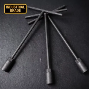 OEM Industrial Grade High Carbon Steel Hexagon Socket Wrench 6 19mm T Type Auto Repair Tool External Extended Internal Metric
