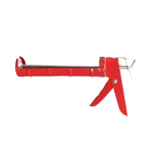 OEM Manual Industrial Grade Smooth Rod Plunger Hand No Drip Silicone Sealant Caulking Gun Model Orange China Made ODM OEM