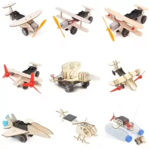 OEM Model Plane Kids Educational Toys Wooden Engineering Toys Stem Science Kits for Kids Stem Toy