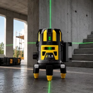 OEM Super Bright Green Beam Laser Level 5 Lines Self-Leveling Cross Line Laser Layout Tool with Plumb Dot for Construction