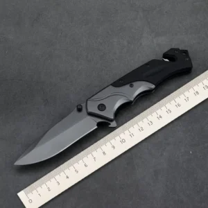 OEM Tactical Survival Camping Pocket Knife with Stainless Steel Folding Blade Plastic Handle Portable Industrial Grade