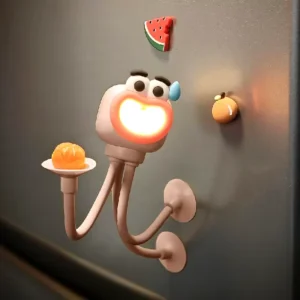 Octopus Sconce Suction Cup Limbs Flexible Joint Shape Option Detachable Button Battery Toy Bedside Gift Night Light