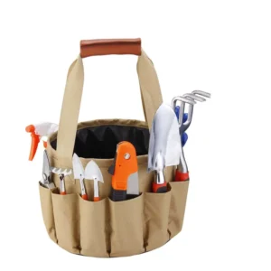 Oem 10pcs Garden Tool Set With Oxford Tote Bag Aluminum And Steel Hand Tools