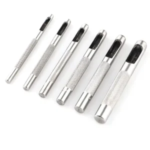 Oem 6 Pcs Leather Hole Punch Hollow Punch Set Leather Punch Tool Leather Working Tools
