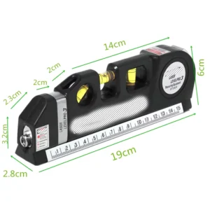 Oem Factory Price Vertical And Horizontal New Horizon Multi Line Measuring Spirit Leveller Tool Tape Measure With Laser Level Bl