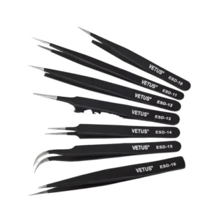 Original Newly Designed Stainless Steel Antistatic Tip Tweezers for DIY Laboratory Use