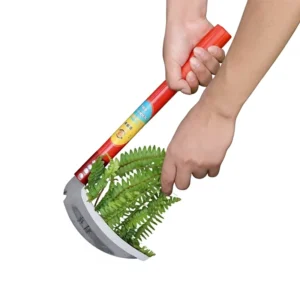 Outdoor Agricultural Weeding Tool Manganese Steel Sickle Corn Harvesting Ultra Sharp Grass Cutting Leek Sickle Braided Bag