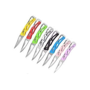 Outdoor Camping Mini Stainless Steel Foldable Durable Eco Friendly Portable Non stick Small Fruit Knife for Kitchen Keychain