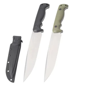 Outdoor Camping Obstacle Removal Road Cutting Multi functional Tactical Straight Knife G10 Stainless Steel OEM Customization