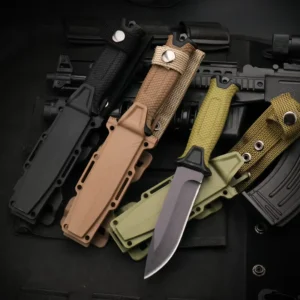 Outdoor Camping Self Defense Italian Folding Tactical Pocket Double Edge Blade Utility Survival Knives With Bag