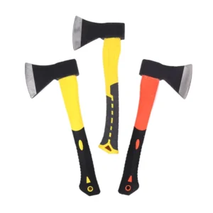 Outdoor Camping Wood Chopping Plastic Handle Steel Axe for Trees Mountains