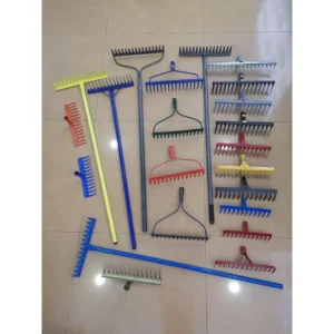 Outdoor Hand Agricultural Farming Tool Rake Garden Lawn Leaf Cleaning Tools Rake