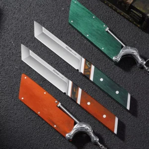 Outdoor Hiking Knife with Sheath Full Tang High Hardness Blade for Wilderness Survival Camping Tool Meat Fruit Knife