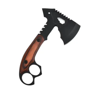 Outdoor Multi Functional Axe Creative Colored Wood Handle Self Defense Axe Firewood Splitting Tactical Axe