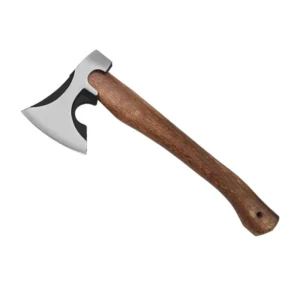Outdoor Niman Russian Portable High Carbon Steel Curved Edge Battle Axe Camping Sharp Durable Firewood Axe Hand Forged Axe