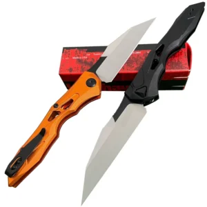 Outdoor Stainless Steel Folding Knife Aircraft Aluminum Handle OEM Customizable CNC Precision Self Defense Survival