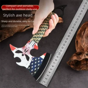 Outdoor Survival Hatchet Hiking Camping Axe for Tree Cutting and Bushcraft