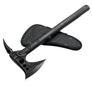 Outdoor Survival Multi Tool Axe Stainless Steel Double Blade with Industrial Grade Nylon Plastic Handle