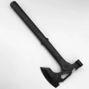 Outdoor Tactical Axe Multi Purpose Hammer Screw Tools Camping Survival Axe Steel Blade 9.5cm Cutting Edge Durable TPU Handle