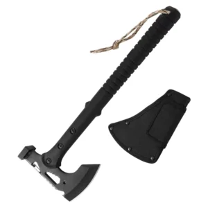 Outdoor Tactical Mountain Camping Survival Firewood Splitting Multi-Purpose Axe Industrial Grade High Carbon Steel