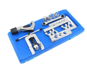 PMT 278 Double Single Pipe Ratchet Wrench Refrigeration Copper Tube Cutter Flaring Tool Kit Set for Expanding Tube