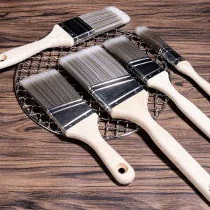 Paint Brush Custom Color Paint Brush Set with Nylon Hair Wood Handle